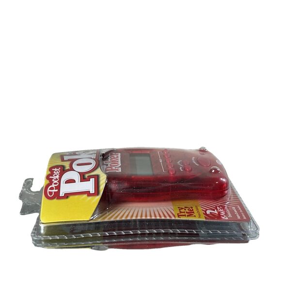 POCKET POKER by RADICA 2 Games - Draw & Deuces Handheld Electronic Game 2004 NEW - Picture 3 of 3